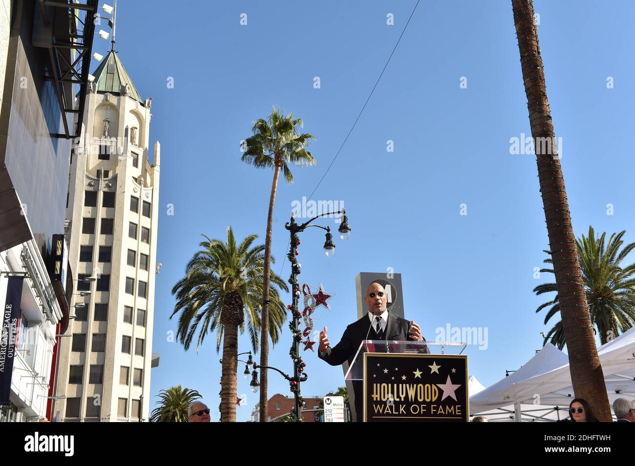 Dwayne Johnson aka The Rock is honored with a star on the Hollywood ...