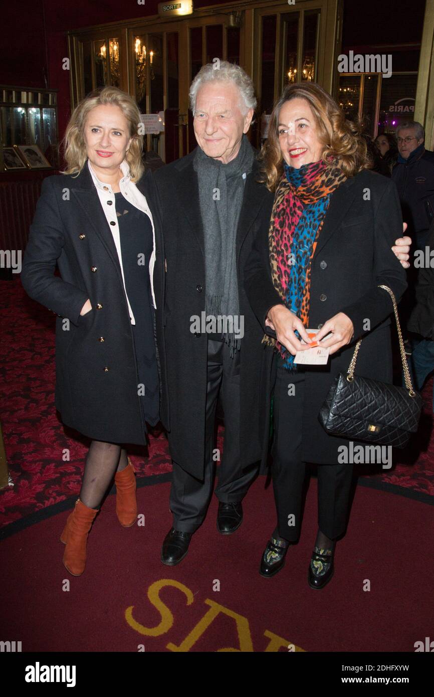 Robert Namias and his wife attend Michel Leeb performs in his One Man Show 'Michel Leeb - 40 Ans' at Casino de Paris Theatre on December 14, 2017. Photo by Nasser Berzane/ABACAPRESS.COM Stock Photo
