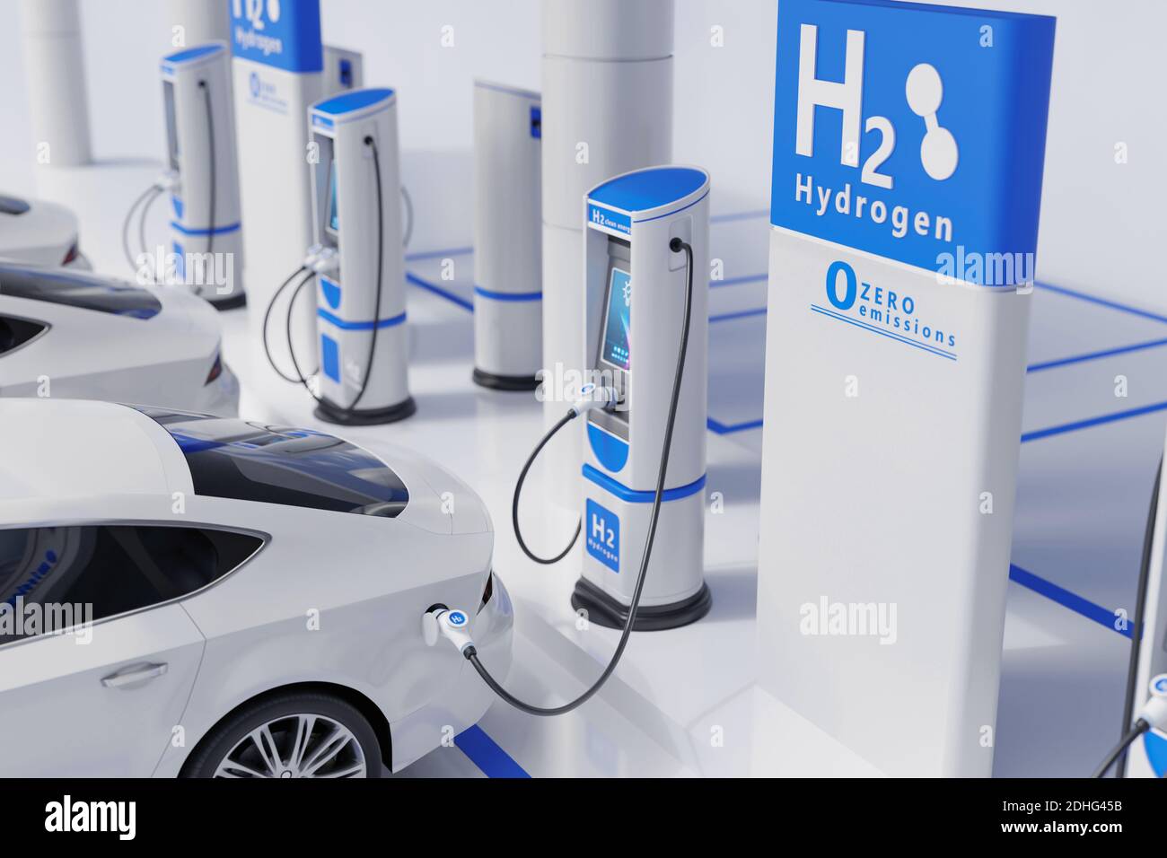 Hydrogen on sale car station