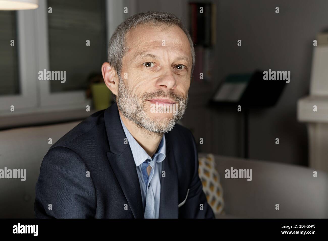 File picture, dated on November 10, 2017, Pierre Mathiot posing during ...