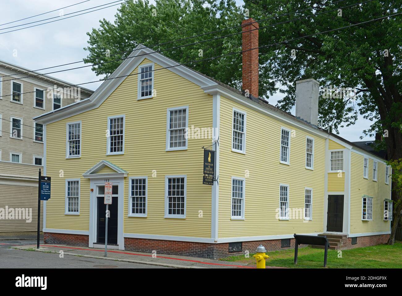 Historic Buildings on Derby Street at Kosciuszko Street in Historic