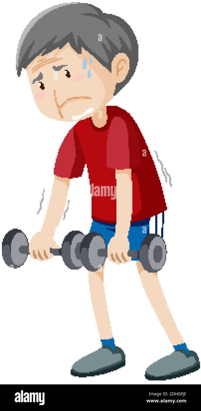 Tired of workout Stock Vector Images - Alamy