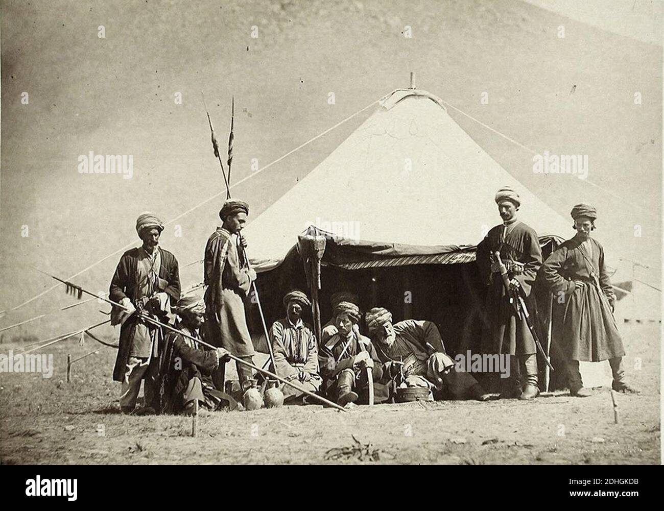 kurdish-soldiers-1877-caucasus-stock-photo-alamy