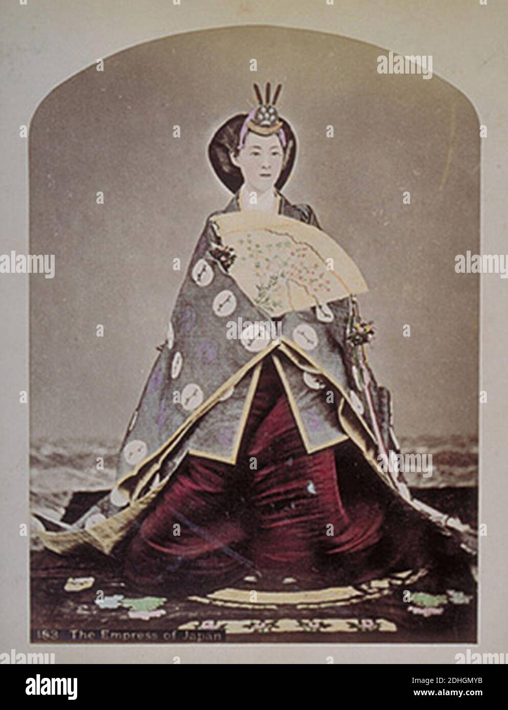 Kusakabe Kimbei 183 The Empress of Japan Stock Photo Alamy