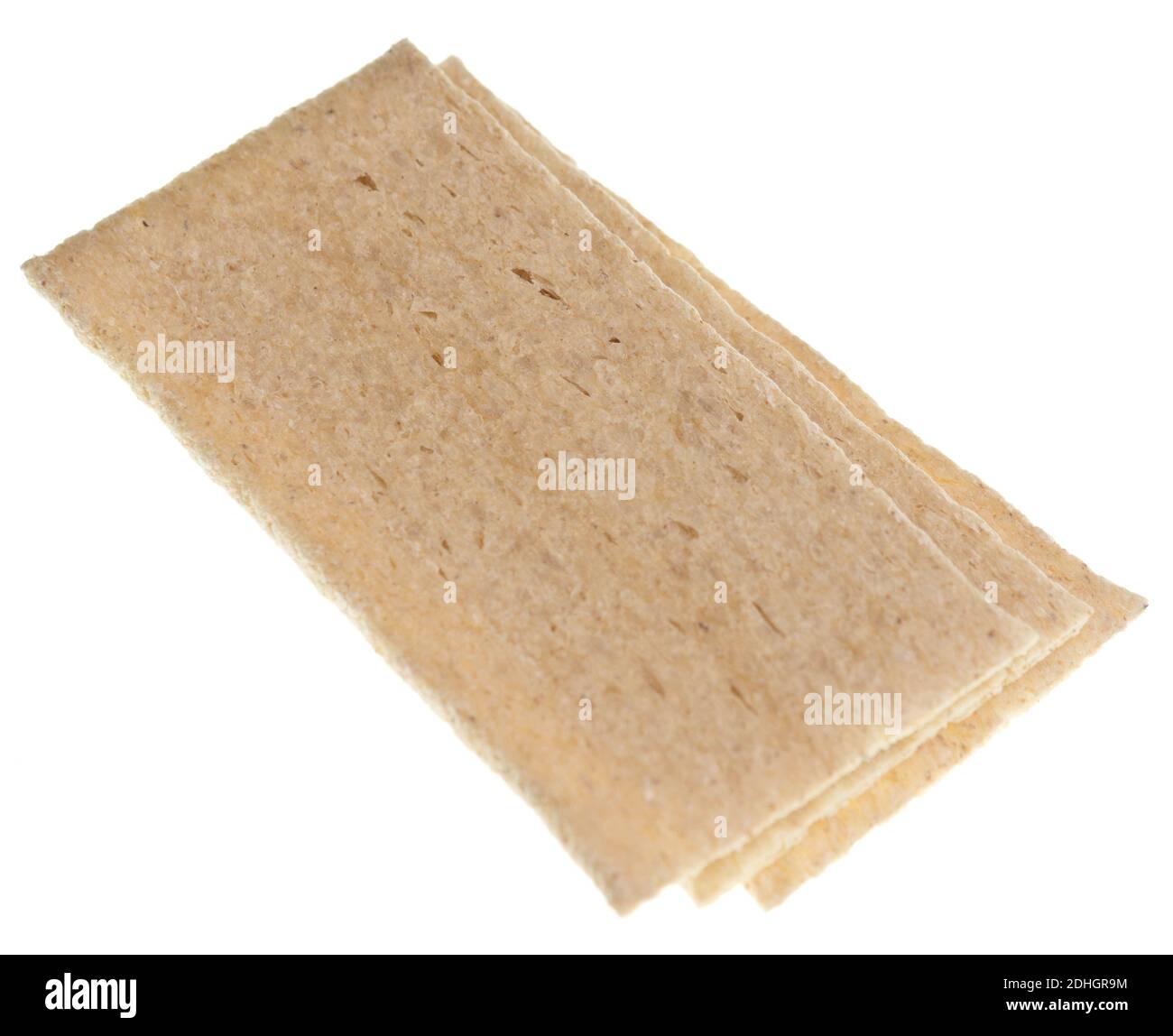 Crisp bread isolated on white background Stock Photo