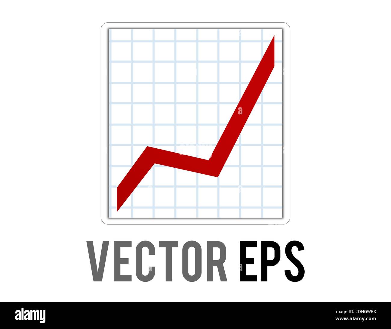 The Vector business presentation summary finance report bar chart increasing icon showing three different colored vertical rectangles Stock Vector