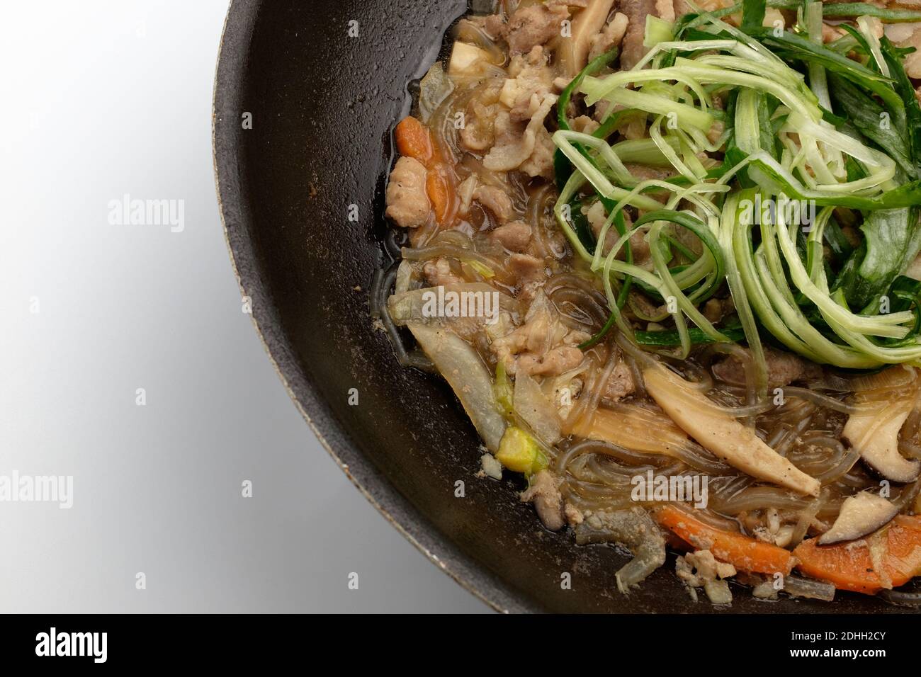 Soy sauce bulgogi on white background Stock Photo Alamy