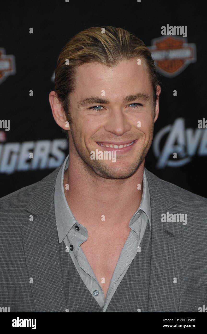 Chris Hemsworth at THE AVENGERS. WORLD PREMIERE HOLLYWOOD LOS ANGELES