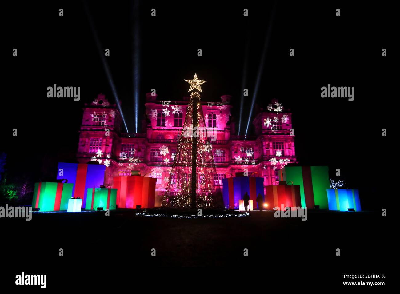 Wollaton Hall in Nottingham which has been transformed into an