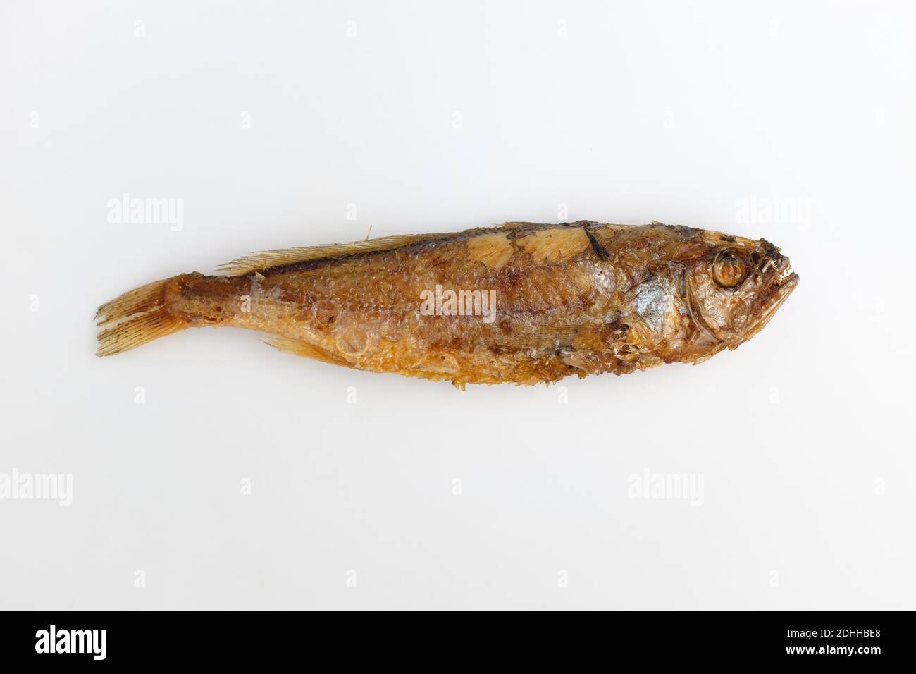 Grilled yellow corvina on white background Stock Photo Alamy