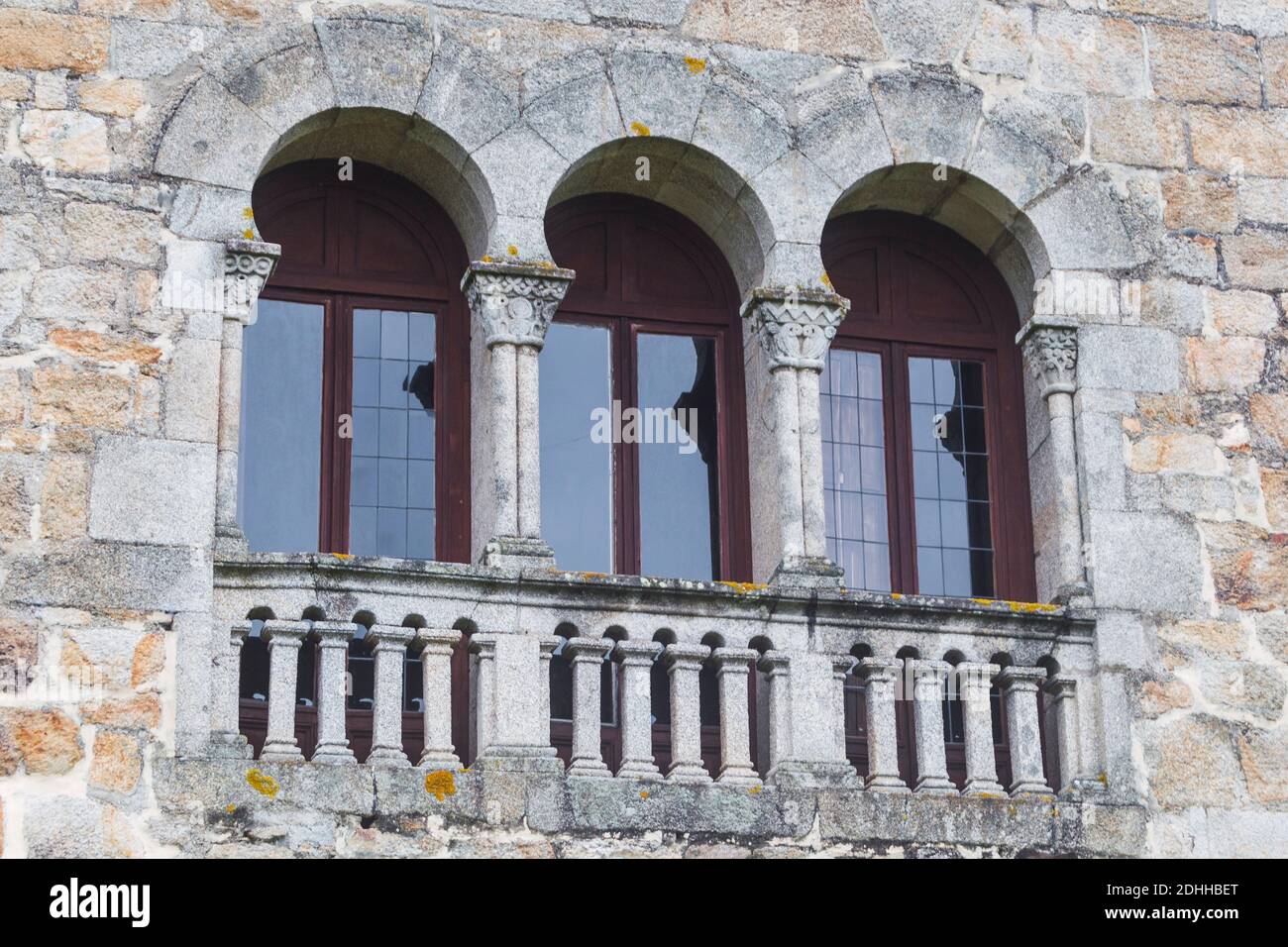 A Coruña,Spain.December 10,2020 Photos Inside the Pazo de Meiras. manor house used as a summer residence by General Francisco, former Spanish dictator Stock Photo