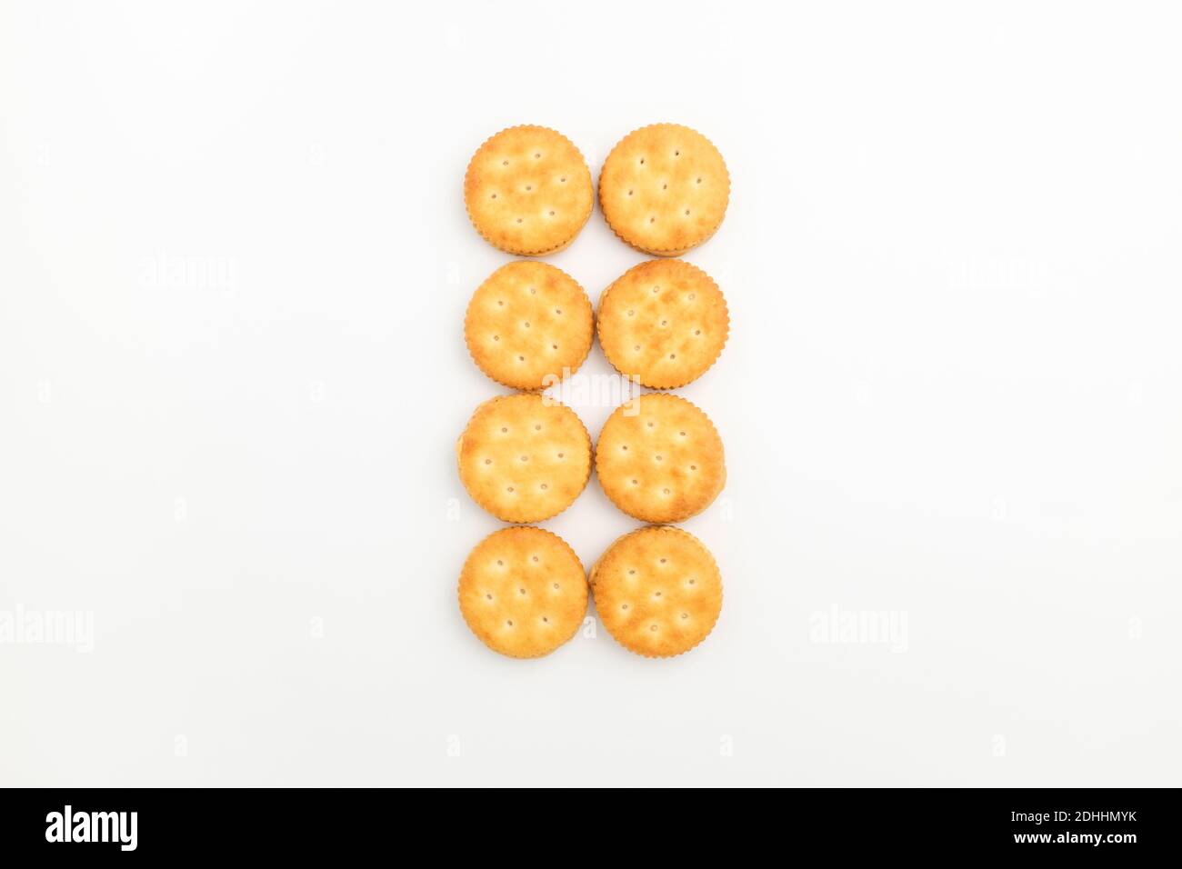 Peanut cream between biscuits. Cookies with peanut butter. Crispy