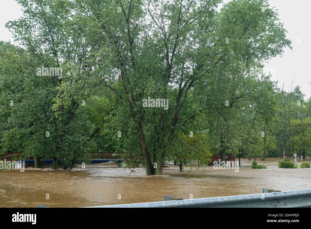 The rising flood waters from a hurricane Stock Photo - Alamy
