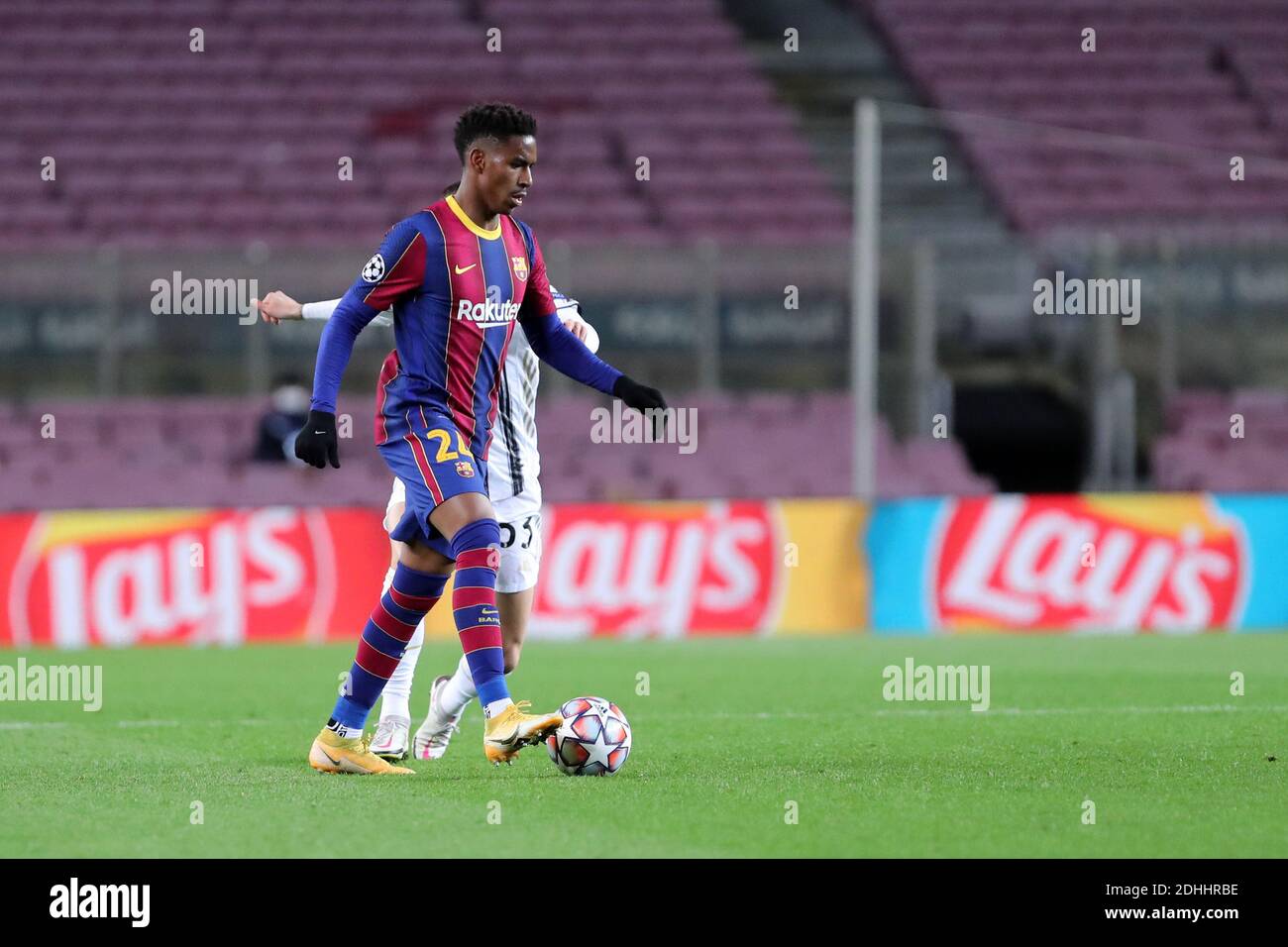 Junior Firpo of Fc Barcelona   during the UEFA Champions League Group G  match between Fc Barcelona and Juventus Fc. Stock Photo