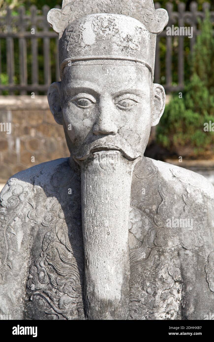 Vietnam. Khai Dinh tomb. Stock Photo