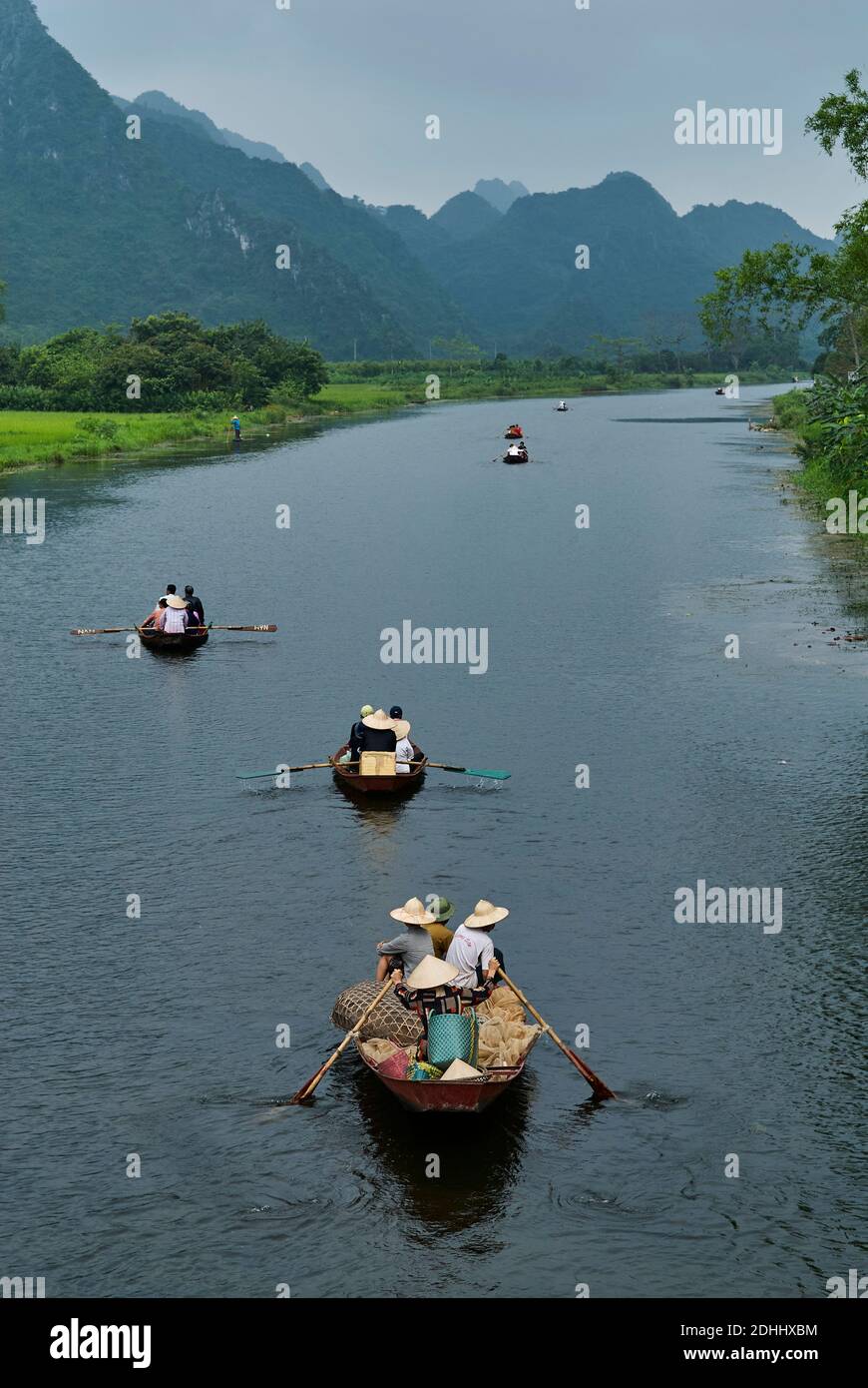 Vietnam. Around hanoi. The perfume montain. Stock Photo