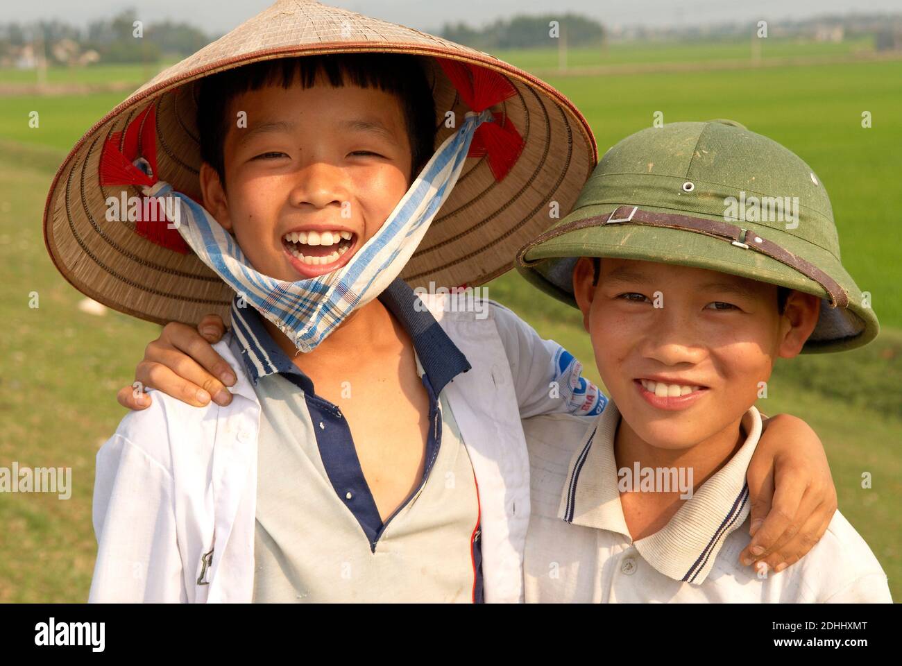 Vietnam. Ninh Binh area. Kenh Ga Stock Photo