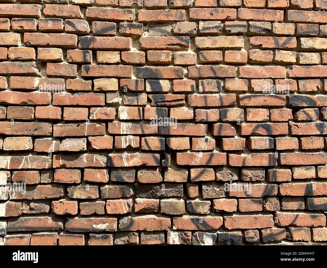An old  brick wall perfect for background Stock Photo