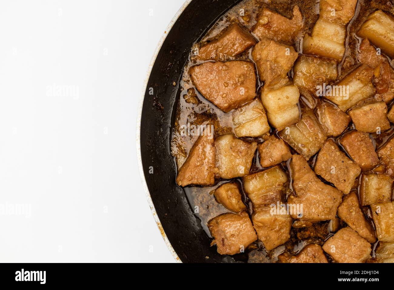Soy sauce bulgogi on white background Stock Photo Alamy