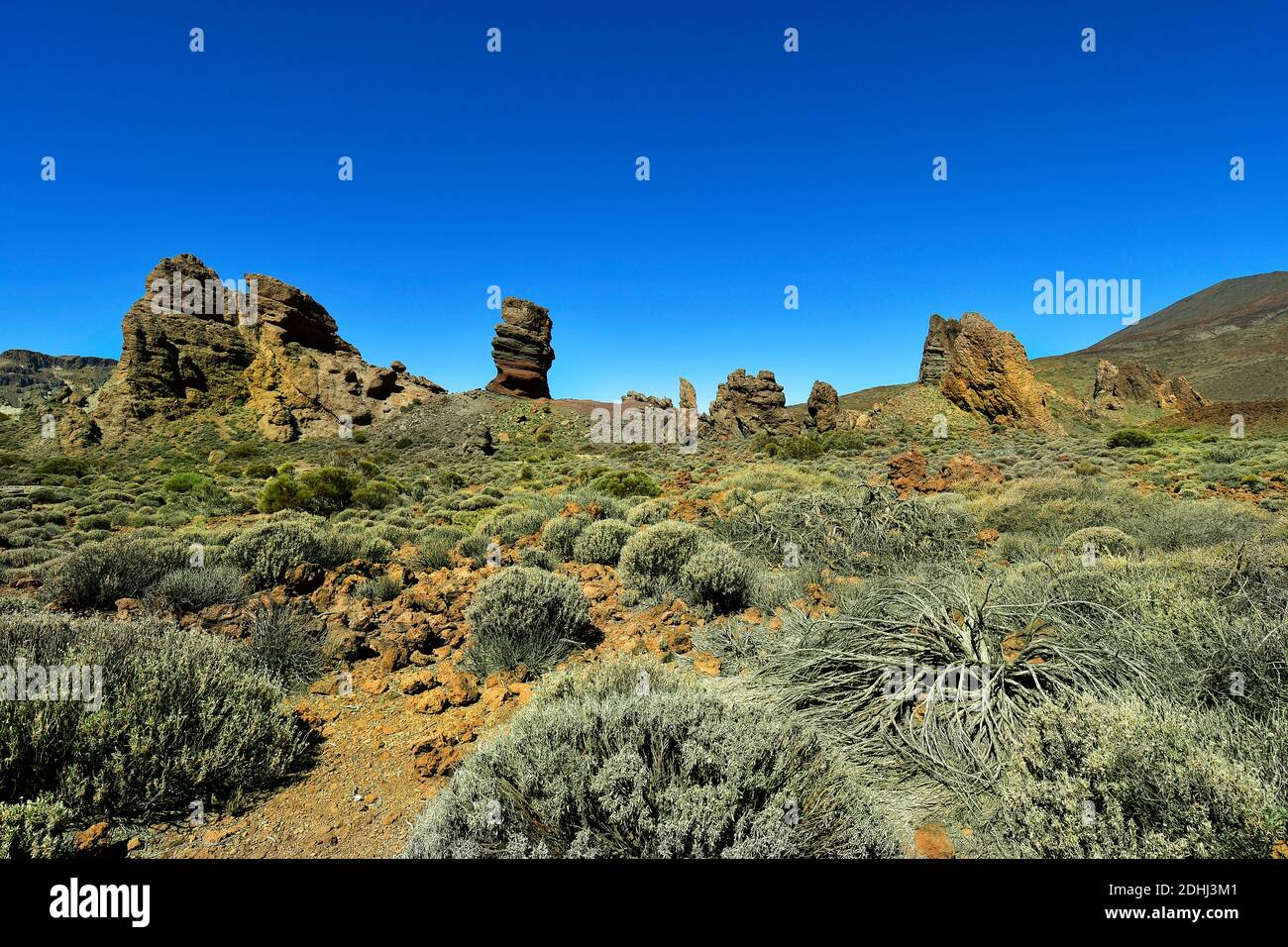 Spain, Canary Islands, Tenerife, rock formation Los Roques de Garcia ...