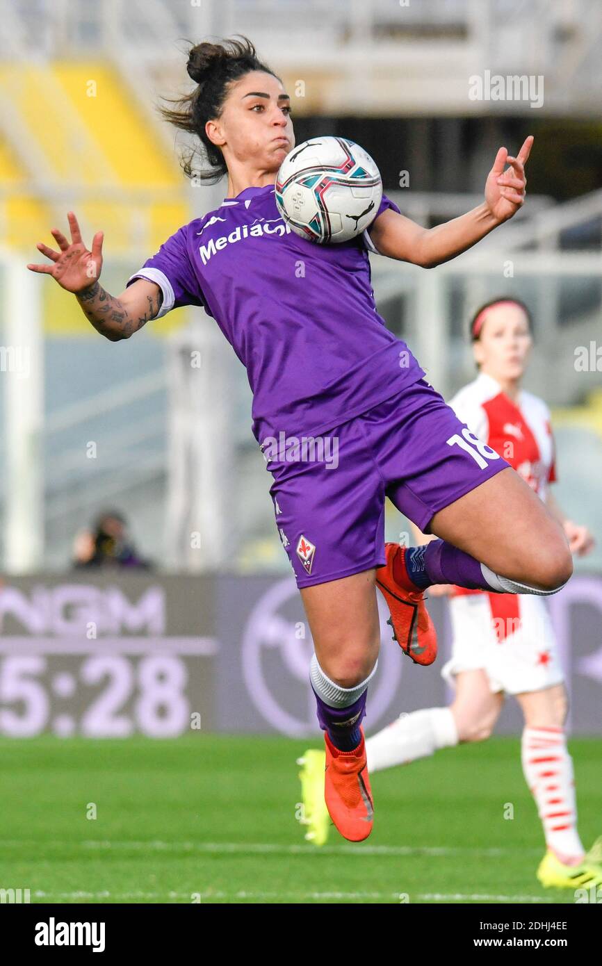 Martina Piemonte (Fiorentina Femminile) during Fiorentina Femminile vs  Slavia Praga, UEFA Champions League Women football - Photo .LM/Lisa  Guglielmi Stock Photo - Alamy