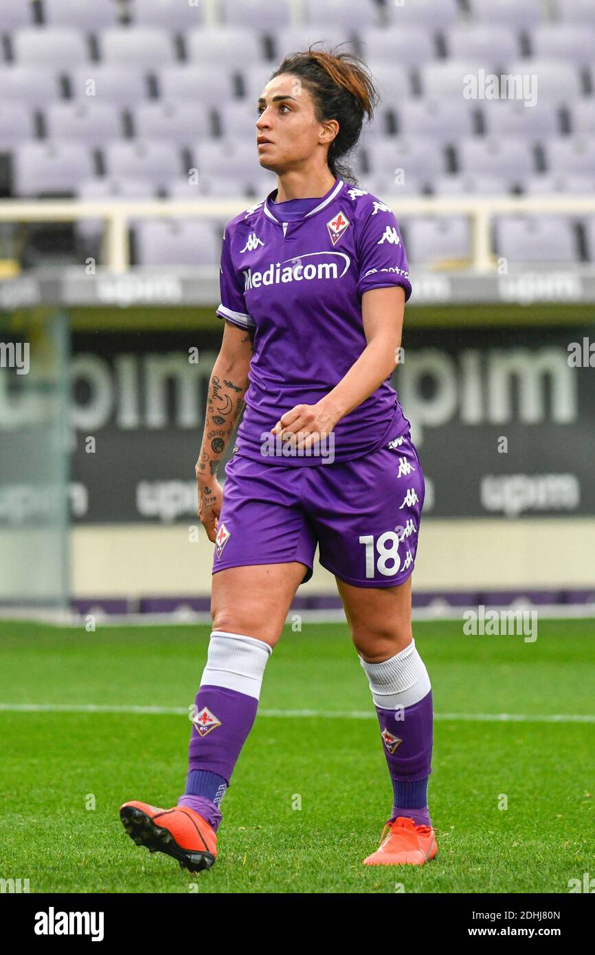 Martina Piemonte (Fiorentina Femminile) during ACF Fiorentina femminile vs  AS Roma, Italian football Serie A Women match in Florence, Italy, April 17  2021 Stock Photo - Alamy