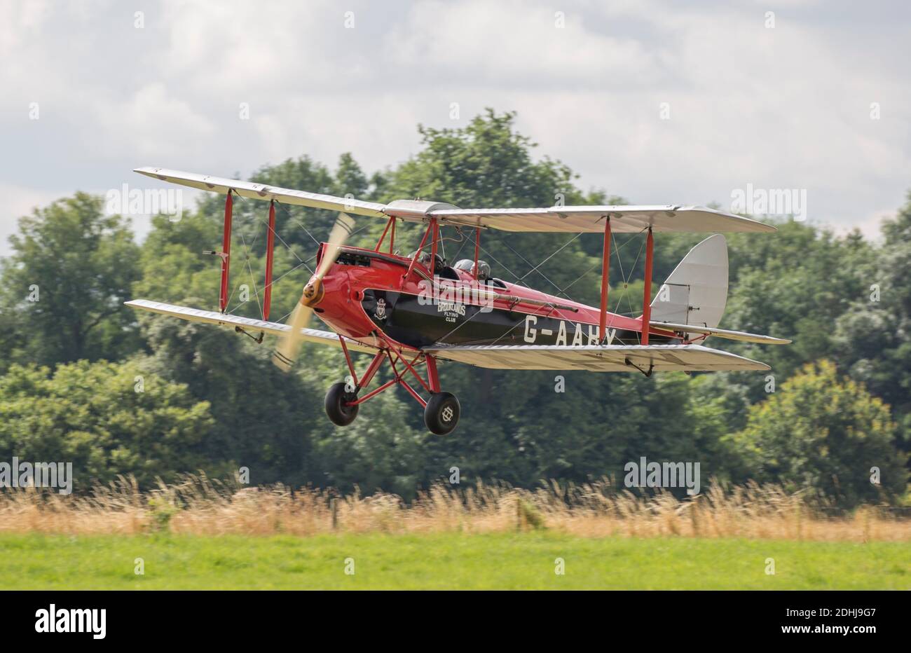 de Havilland DH60 Moth bi-plane Stock Photo