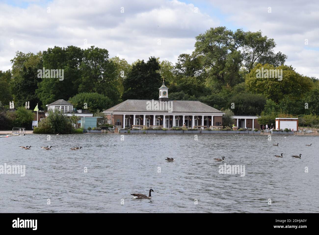 The Serpentine Lake, Hyde Park, London Stock Photo