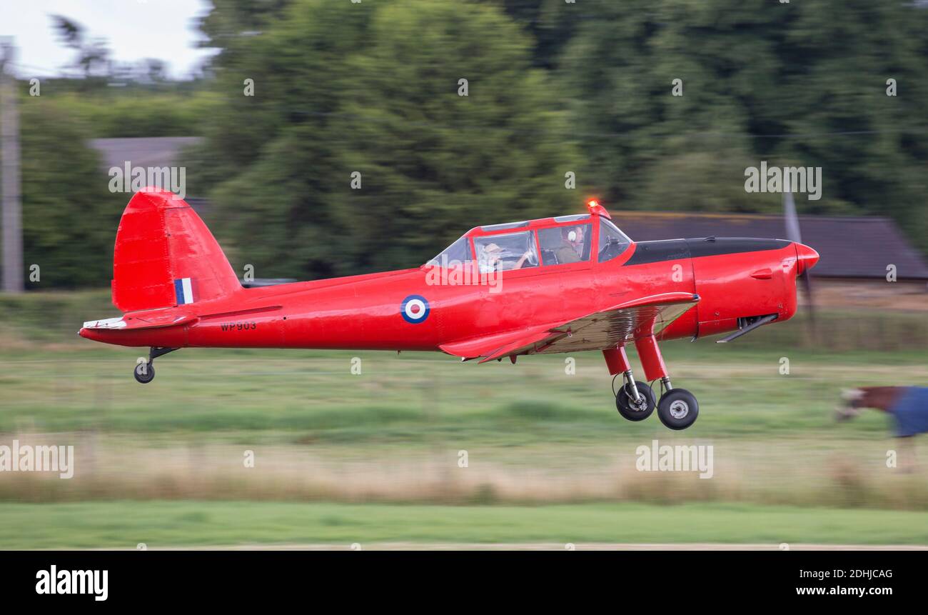 de Havilland Canada DHC-1 Chipmunk Trainer aircraft Stock Photo