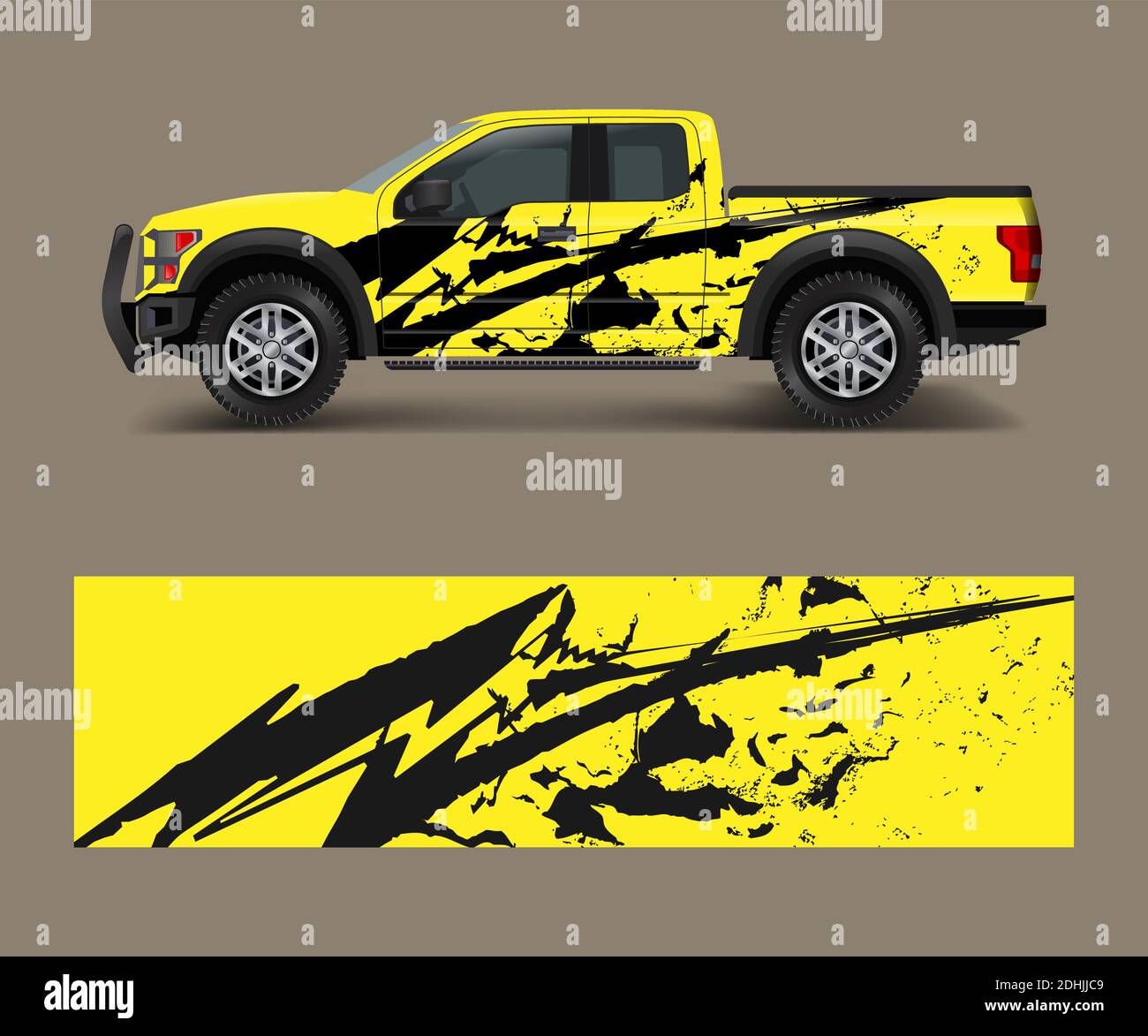 custom livery race rally offroad car vehicle sticker and tinting. Car wrap  decal design vector Stock Vector Image & Art - Alamy