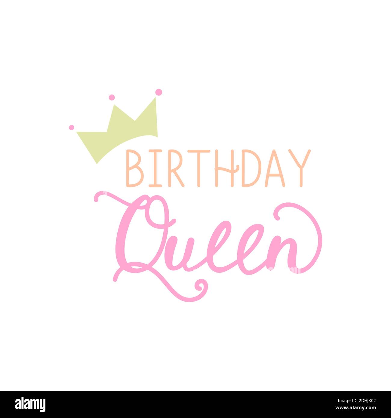 Queen's Birthday Vector Template Design Illustration Stock Vector
