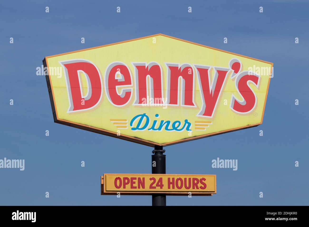 Indianapolis - Circa December 2020: Denny's fast casual restaurant and ...