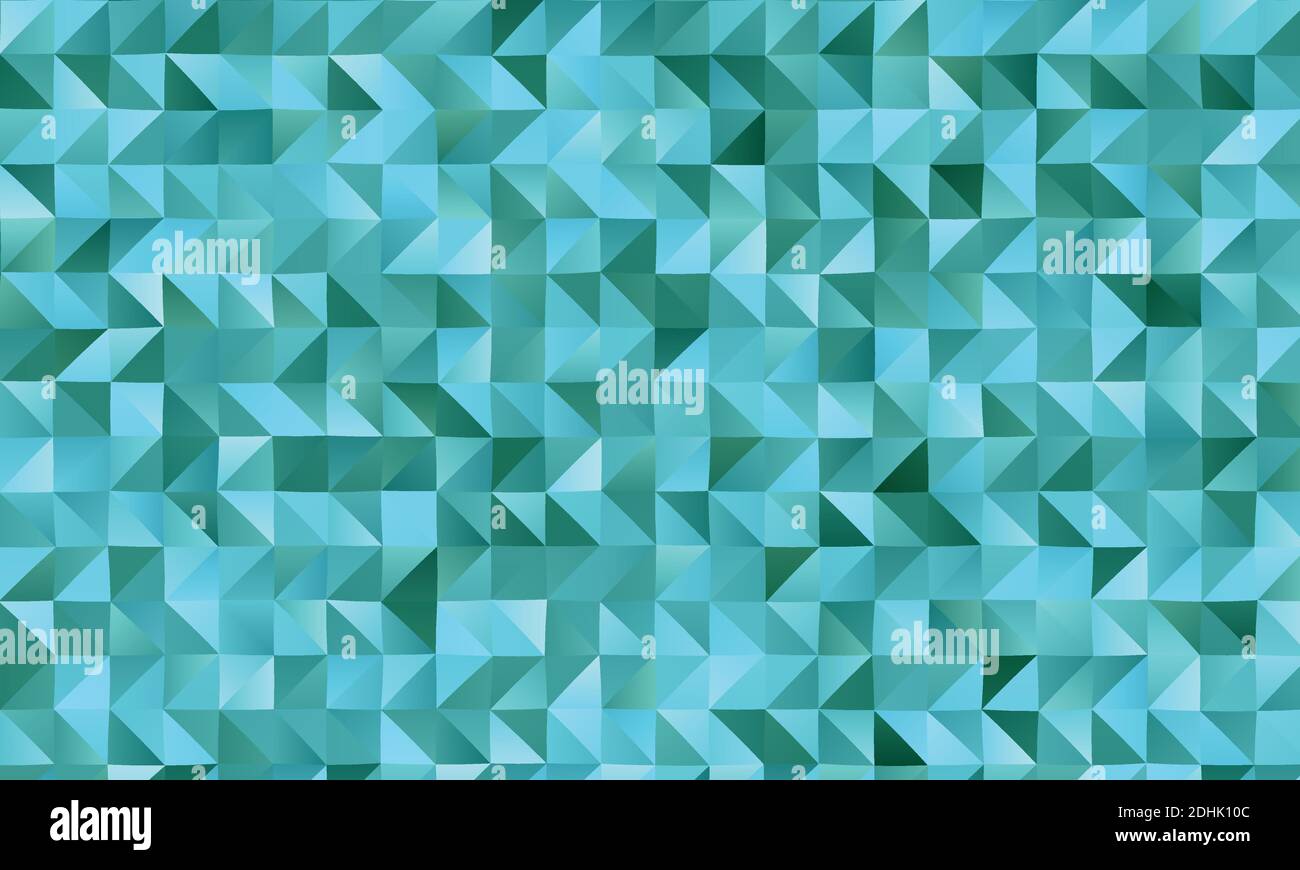 Nice Light blue and green polygonal background, digitally created Stock ...