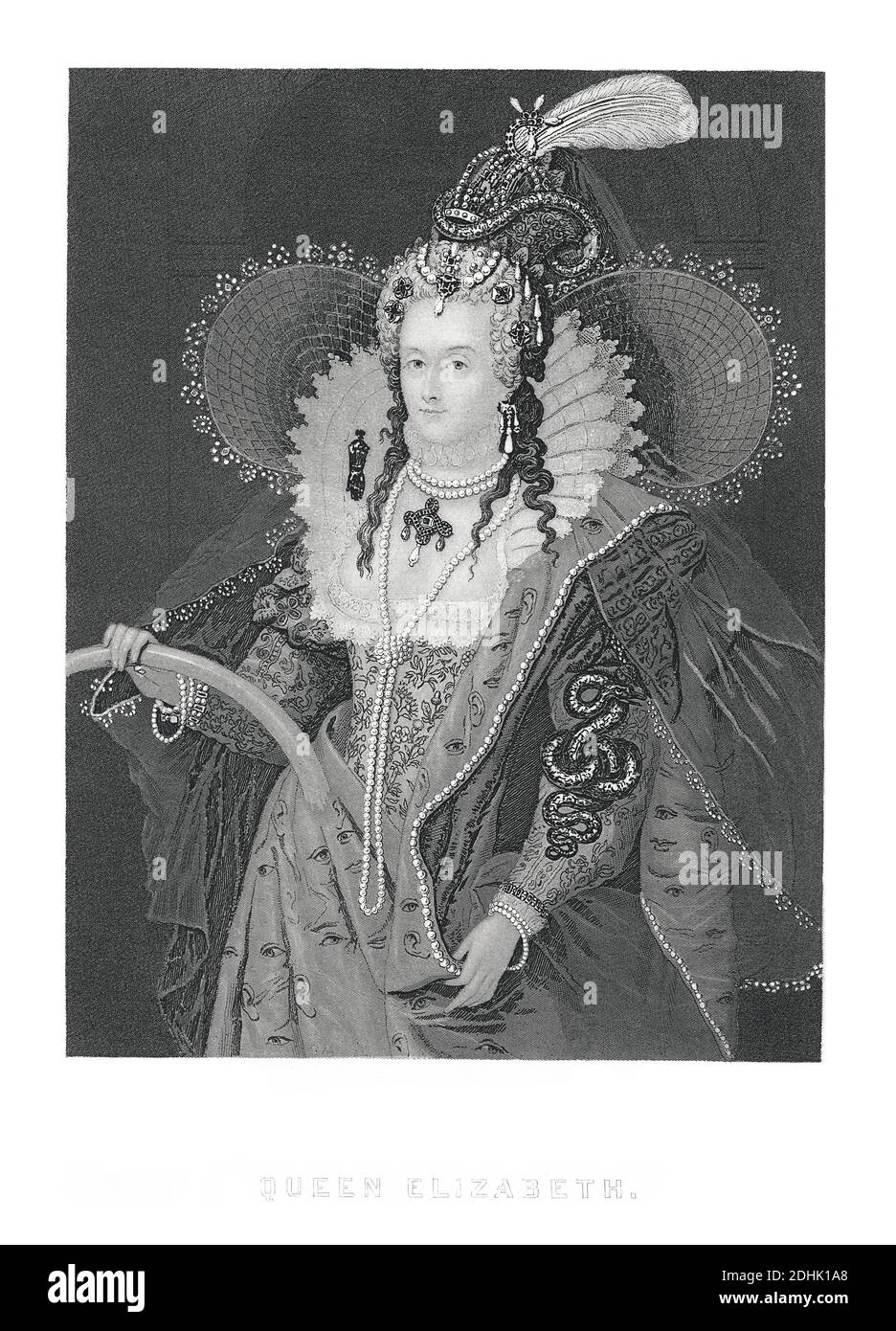 19thcentury portrait of Elizabeth I (7 September 1533 24 March 1603