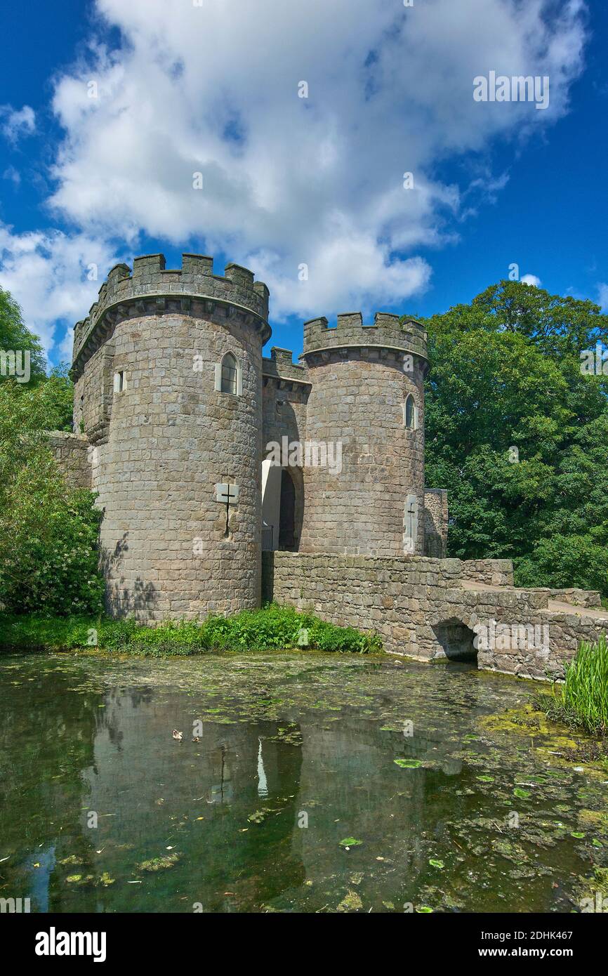 Whittington Castle near Oswestry Shropshire West Midlands England UK Stock Photo