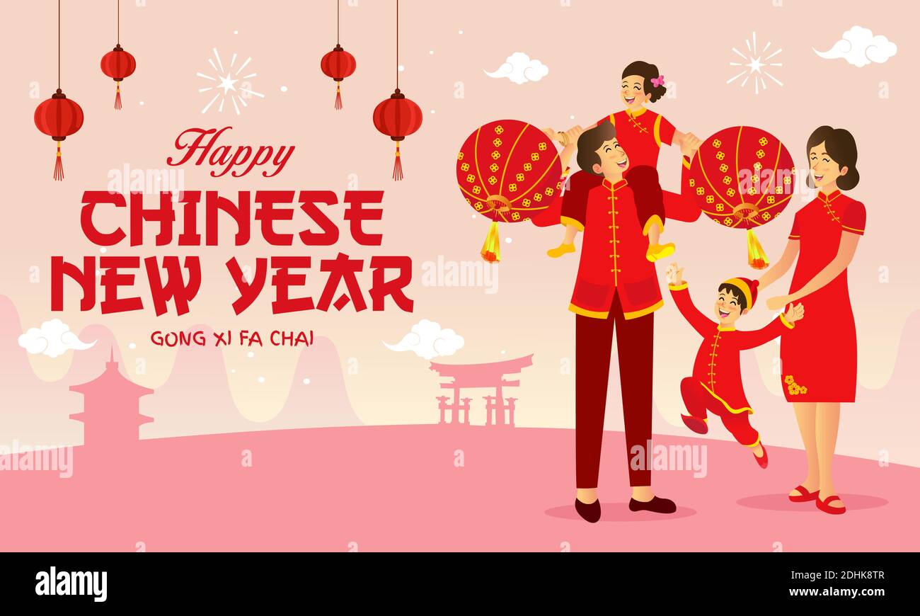 chinese new year greeting gong xi