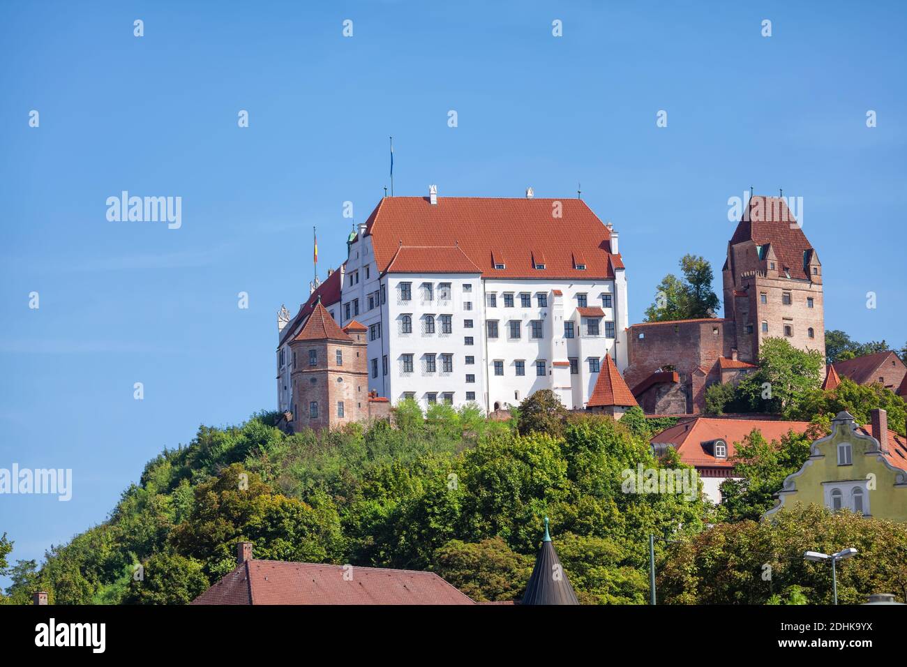 Trausnitz Castle (Burg Trausnitz) in Landshut, Bavaria, Germany Stock Photo