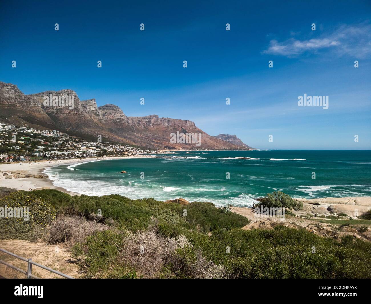 A landscape view with blue sky and white clouds Stock Photo - Alamy