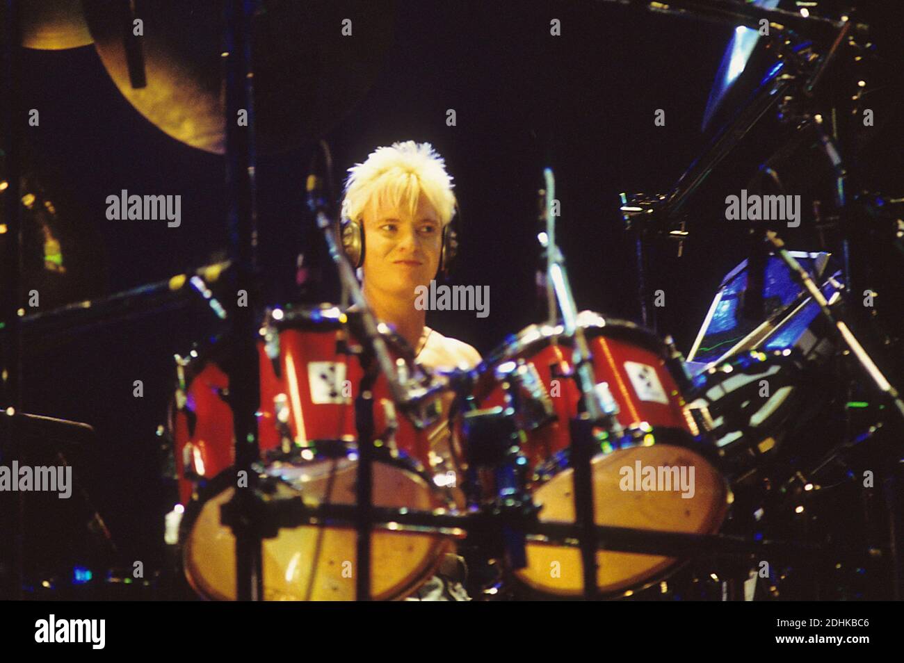 Daryl Sims of Indecent Obsession live at the London Arena. London, April 23, 1990 | usage worldwide Stock Photo