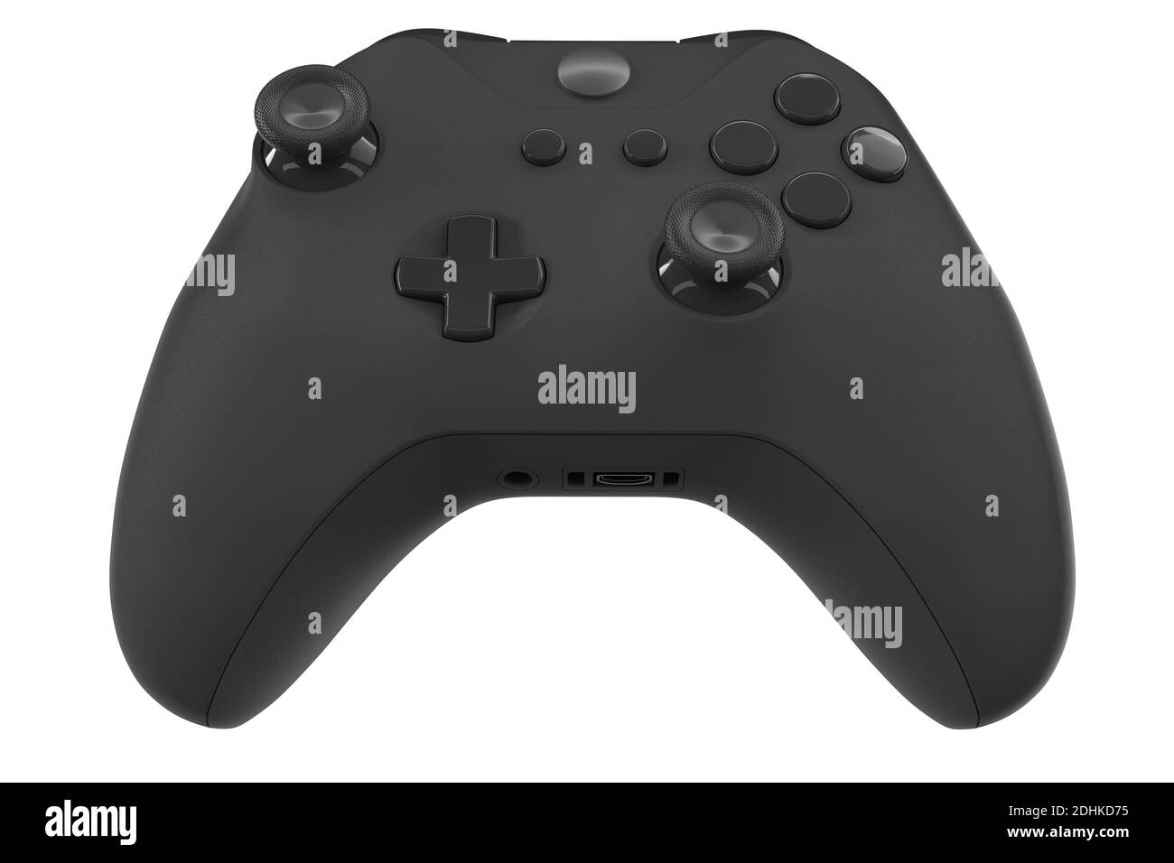 Realistic video game controller isolated on white with clipping path ...