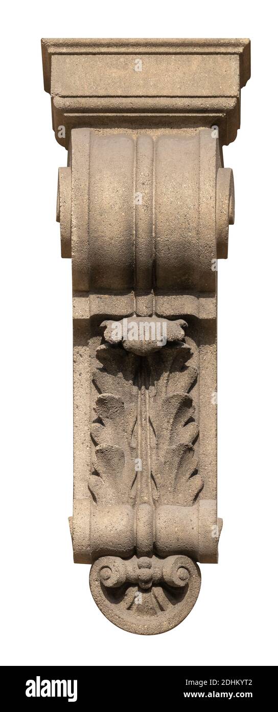 Elements of architectural decorations of buildings, a beam, a bracket