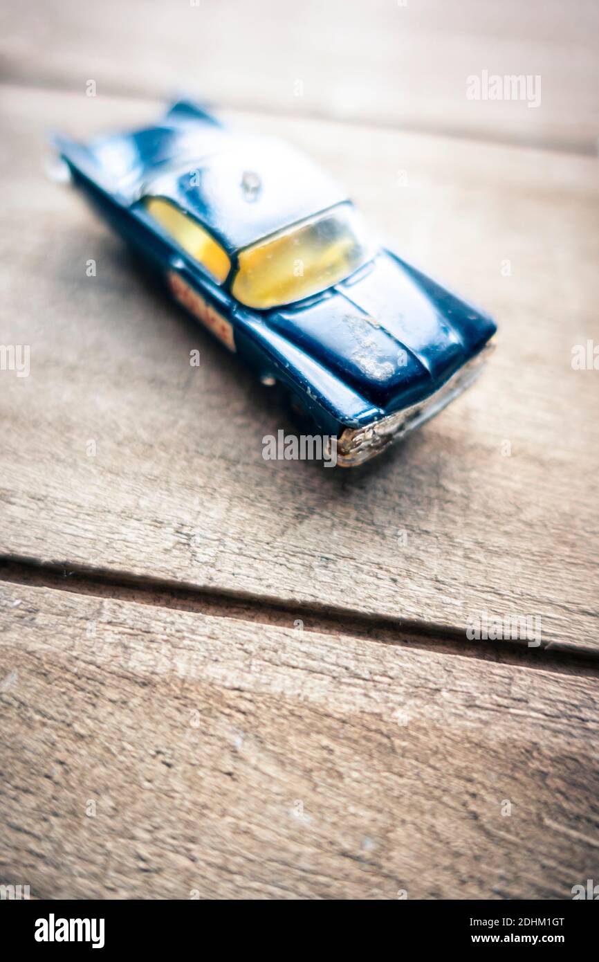Vintage american police car hi-res stock photography and images - Alamy