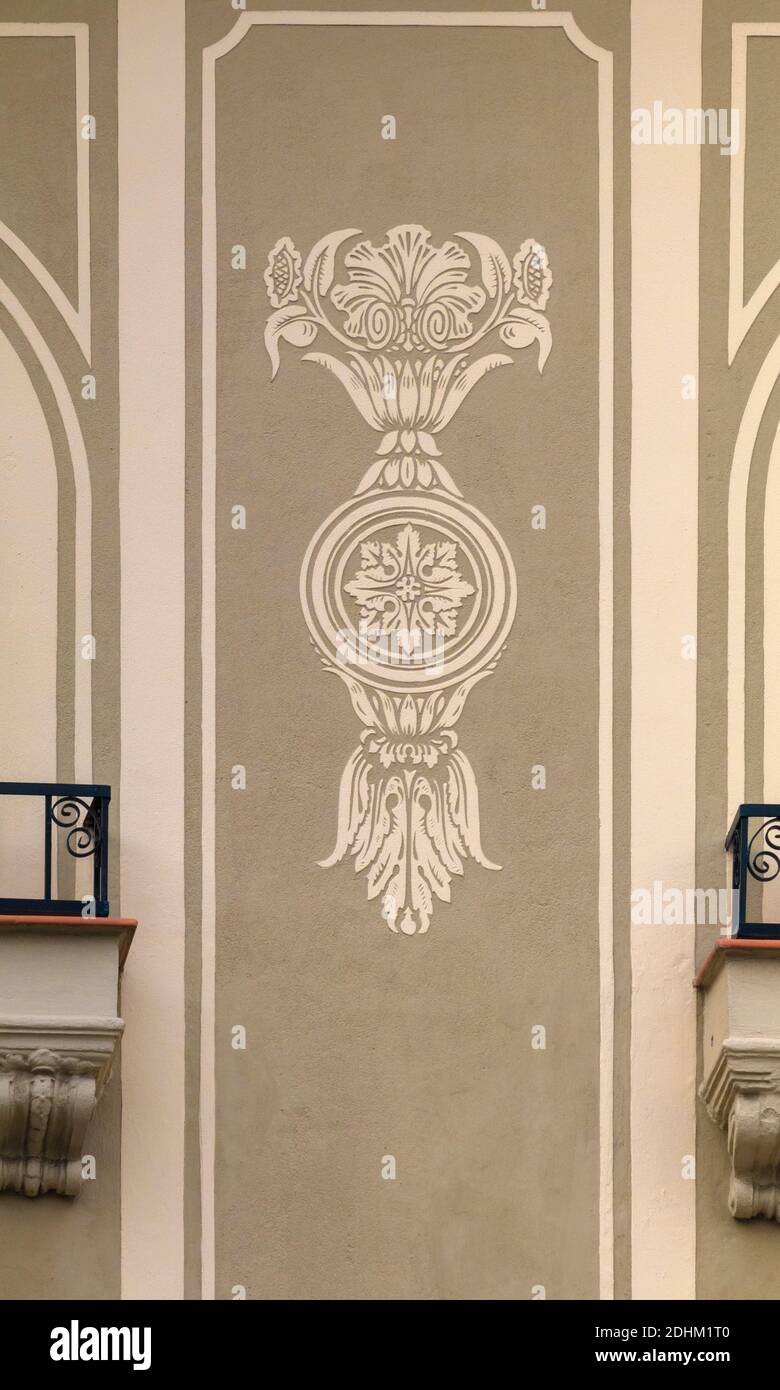 elements of architectural decorations of buildings, gypsum stucco ...