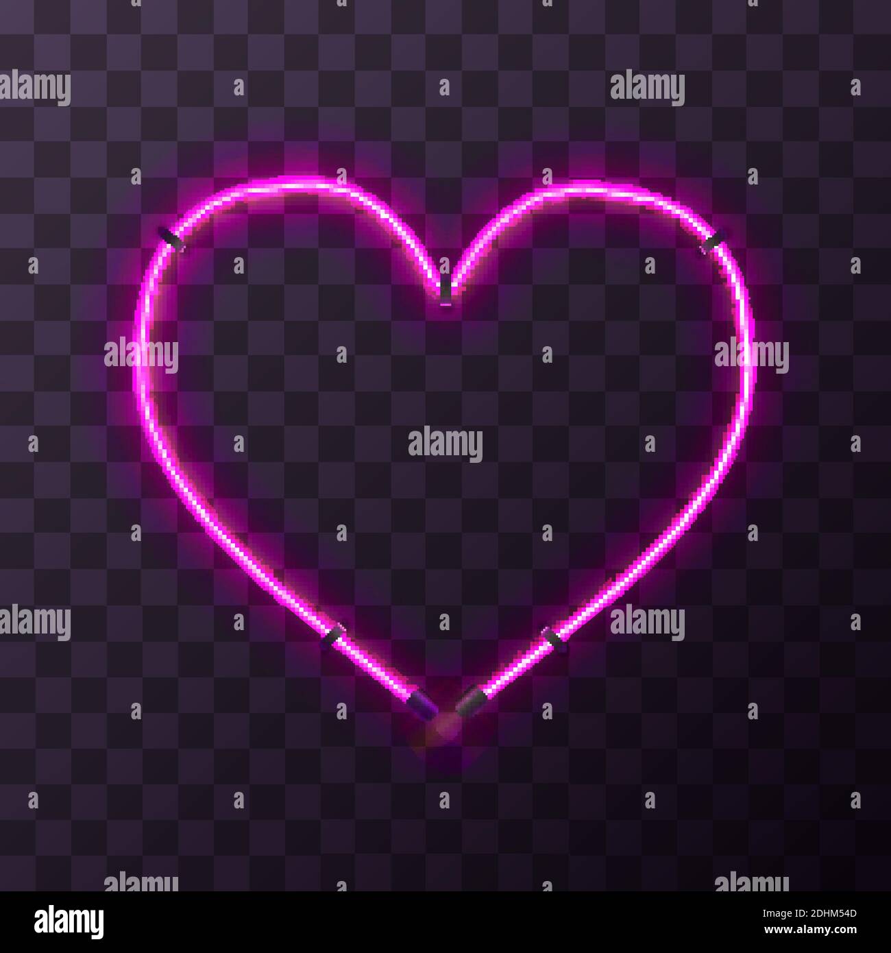Pink Heart Shaped Frame Transparent Clipart​