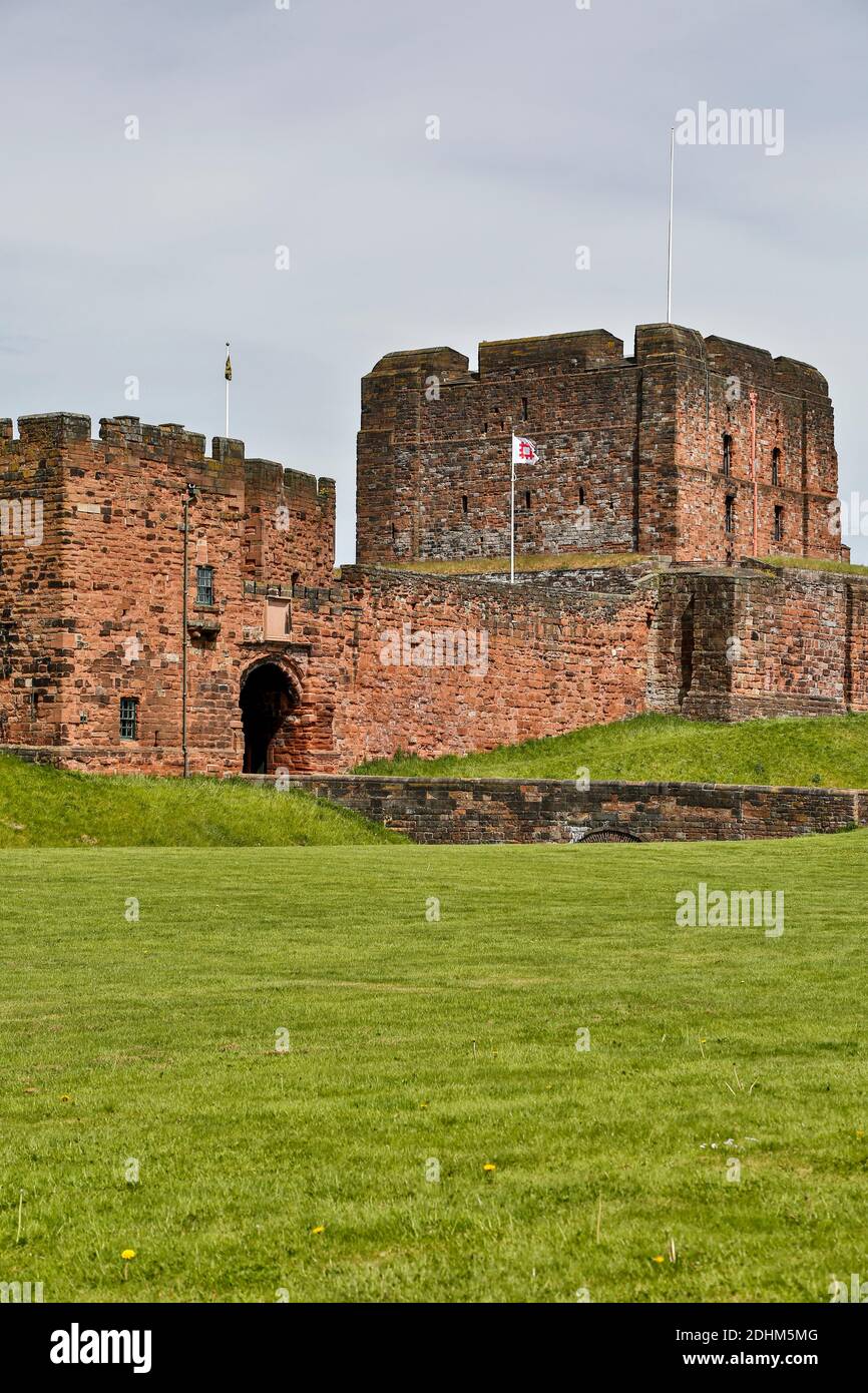 Carlisle Castle, Carlisle, Cumbria, England, United Kingdom Stock Photo
