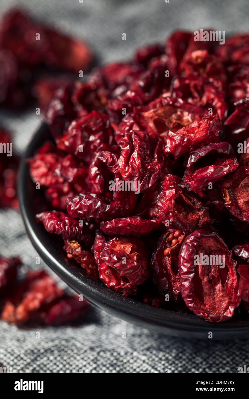 Raw Organic Dried Cranberries Ready to Eat Stock Photo Alamy