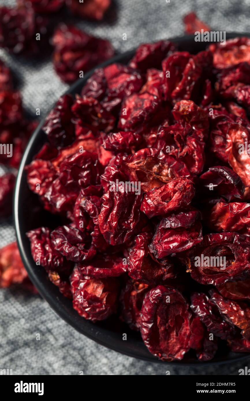 Raw Organic Dried Cranberries Ready to Eat Stock Photo Alamy