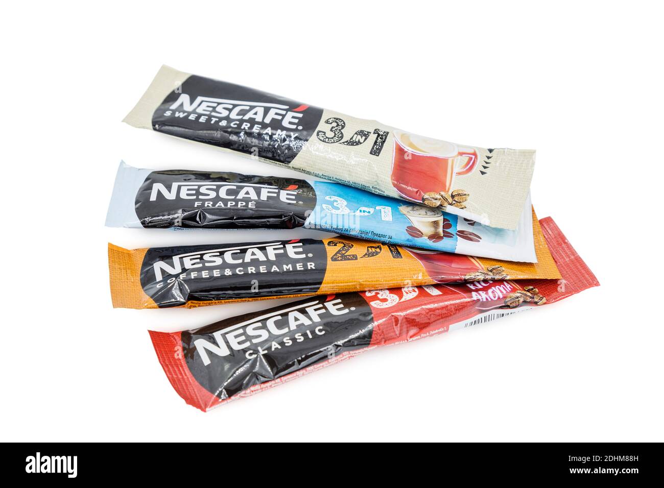 Nescafe coffee sachets hi-res stock photography and images - Alamy