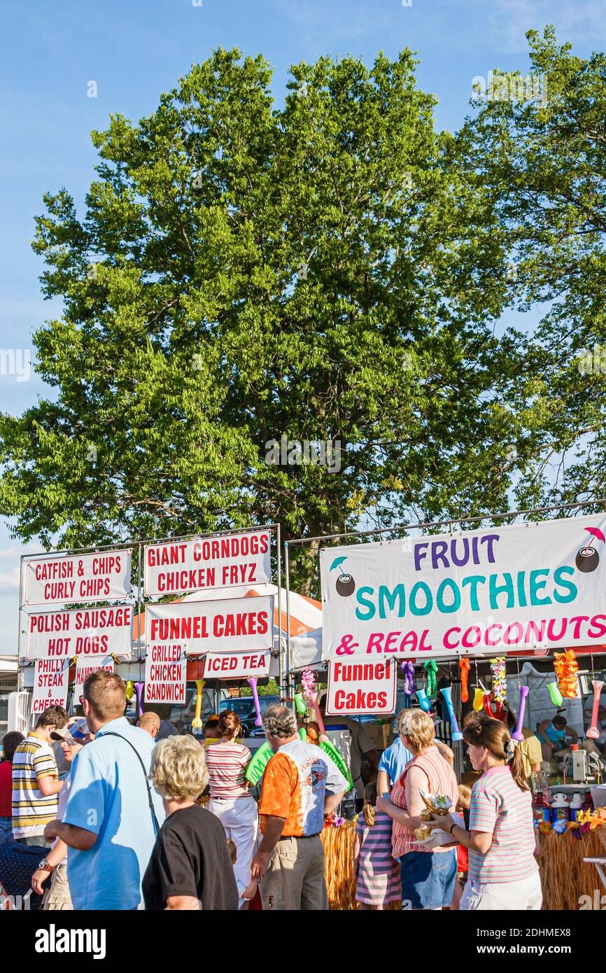 Point mallard park balloons annual food stalls vendors fruit smoothies hires stock photography