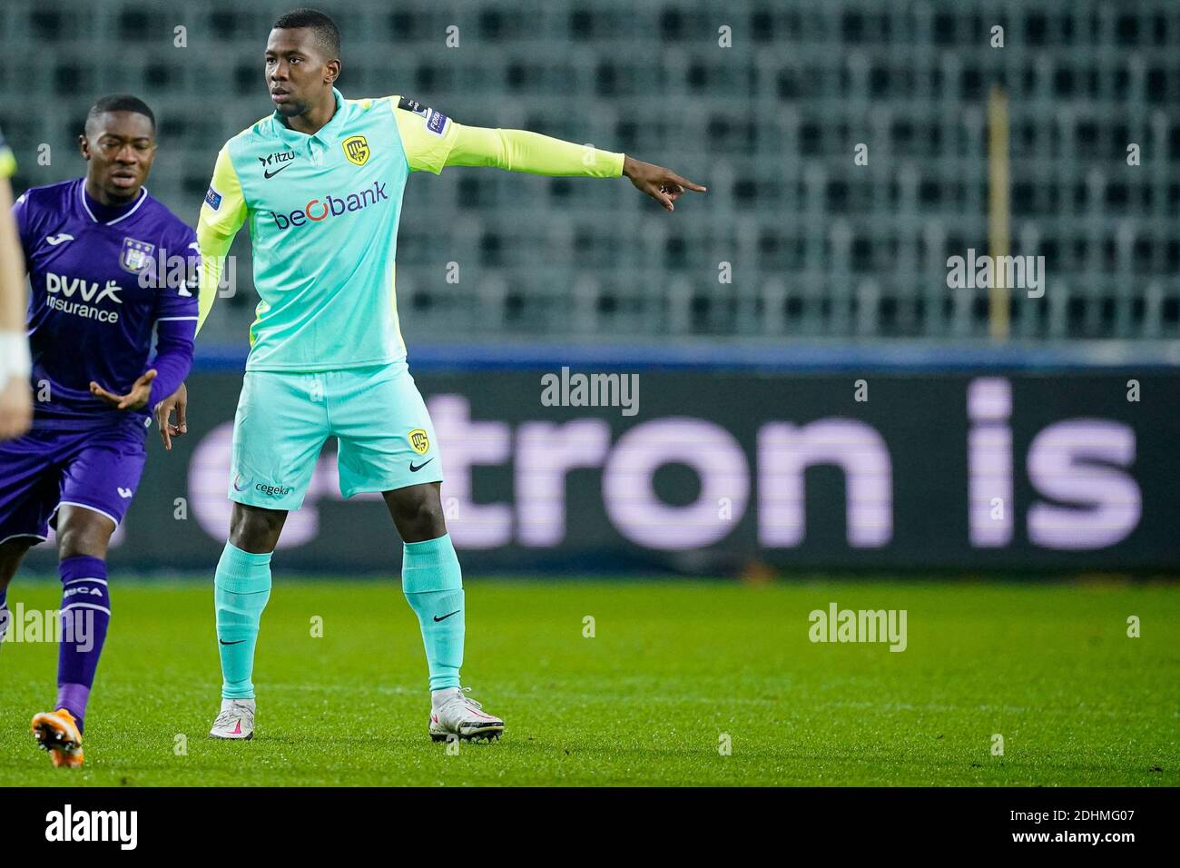 BRUSSELS, BELGIUM - DECEMBER 11: Carlos Cuesta of KRC Genk during the Pro  League match between RSC Anderlecht and KRC Genk at Lotto Park on december  1 Stock Photo - Alamy
